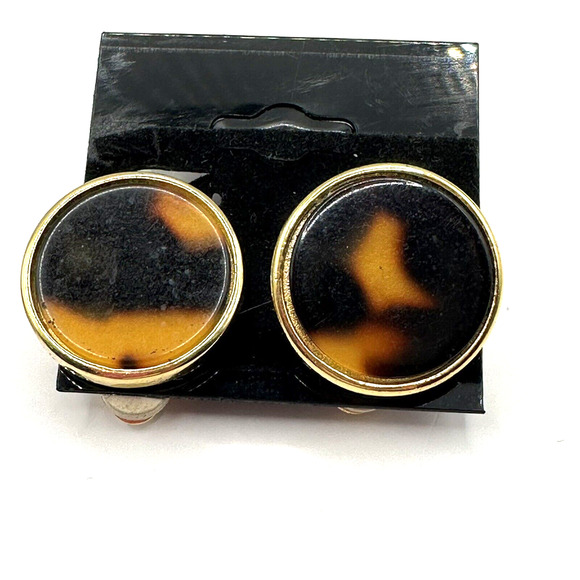 Ralph Lauren Clip On Earrings Lot of 4 Silver & Gold Toned Vintage Mix Signed - Picture 3 of 10